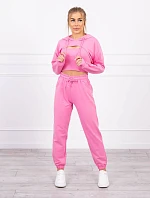 Bavlněná 3dílná sada světle růžová