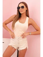 Dámská bavlněná na ramínkách meruňková model 22014341 - K-Fashion