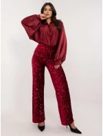 Spodnie MI SP 4323C.28  ciemny brązowy