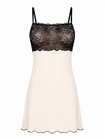 Dámská košilka Julita Ecru chemise - Dkaren Dámská košilka Julita Ecru chemise - Dkaren