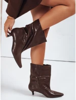 FashionStreet hnědé dámské boty ZY1201 FashionStreet hnědé dámské boty ZY1201