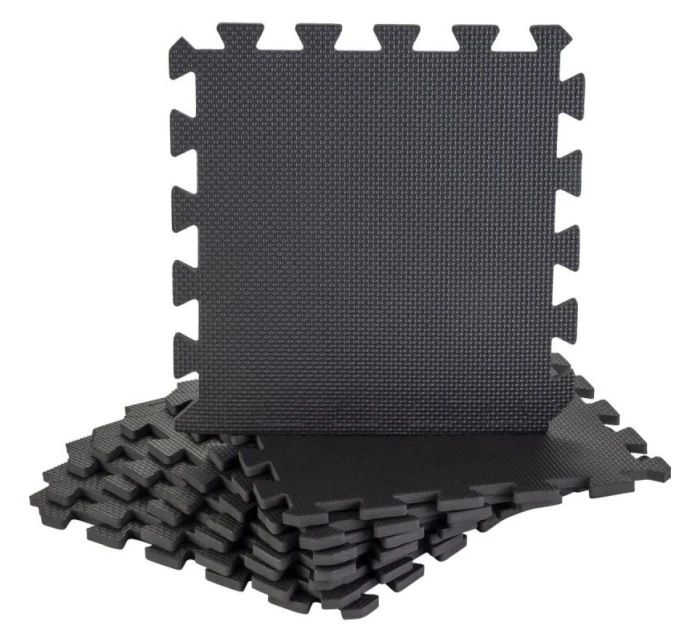 FITNESS VYBAVENÍ PUZZLE MAT 8 PACK 30x30x0.9CM BLACK PURE 2 IMPROVE