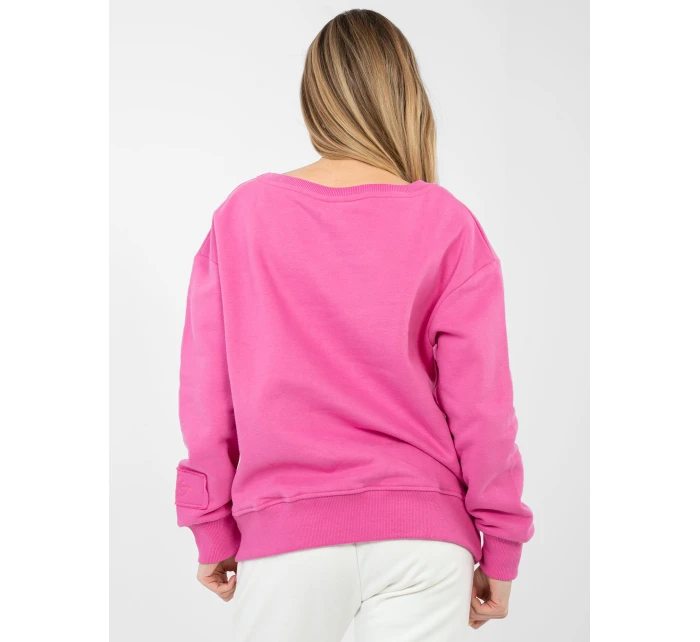 Mikina NS BL NS2567.03 tmavě růžová