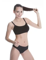 Sportovní podprsenka Top Funky černá - Julimex Sportovní podprsenka Top Funky černá - Julimex