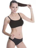 Sportovní podprsenka Top Funky černá - Julimex