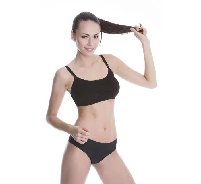 Sportovní podprsenka Top Funky černá - Julimex Sportovní podprsenka Top Funky černá - Julimex