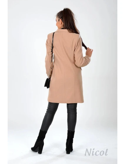 Dámský kabát model 18368493 Camel - Gamstel Dámský kabát model 18368493 Camel - Gamstel