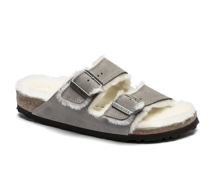 Arizona Stone semiš s ovčí vlnou regular wide dámské model 20693900 - Birkenstock