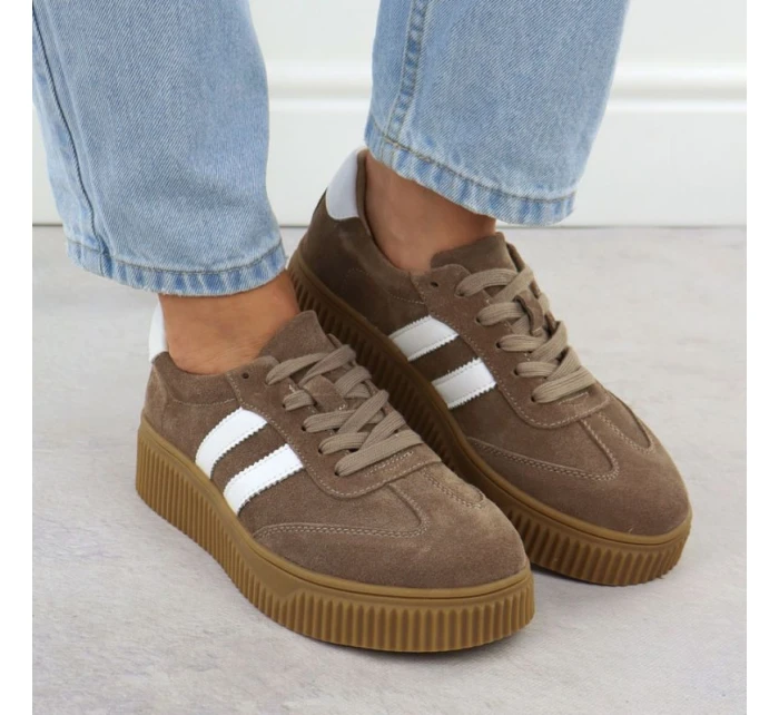 W  dámské semišové polobotky model 21955345 - FILIPPO