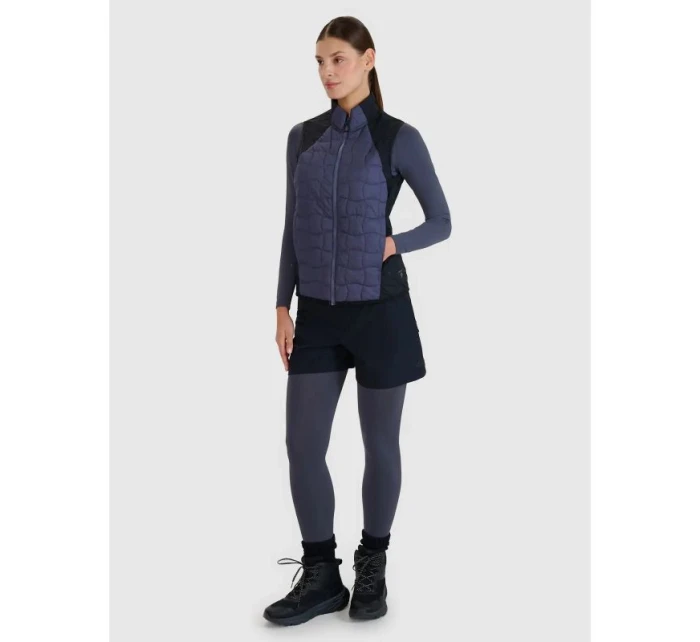 Dámská trekingová bunda bez rukávů 4F 4FWSS25TVJAF180-22S s výplní Primaloft Black Dámská trekingová bunda bez rukávů 4F 4FWSS25TVJAF180-22S s výplní Primaloft Black