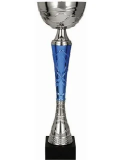 Stříbrno-modrý kovový pohár TUMAS BL