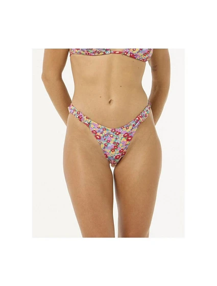 Plavky RIP CURL Las Flores High Leg Skimpy, tyrkysové Plavky RIP CURL Las Flores High Leg Skimpy, tyrkysové