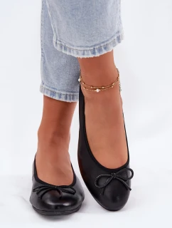 Kožené Baletky Dámské model 21695053 Černé - Maciejka