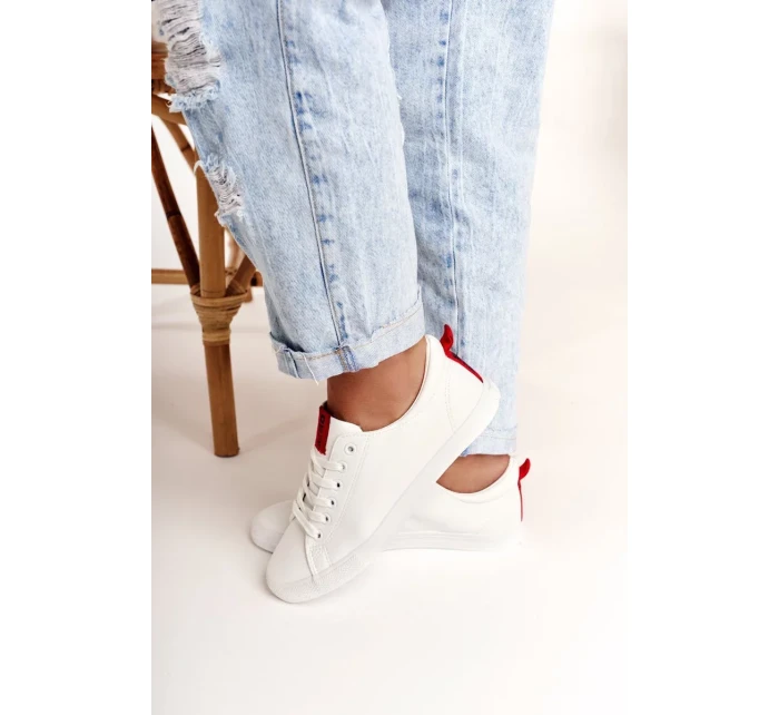 Dámské módní tenisky Big Star - bílé Dámské módní tenisky Big Star - bílé