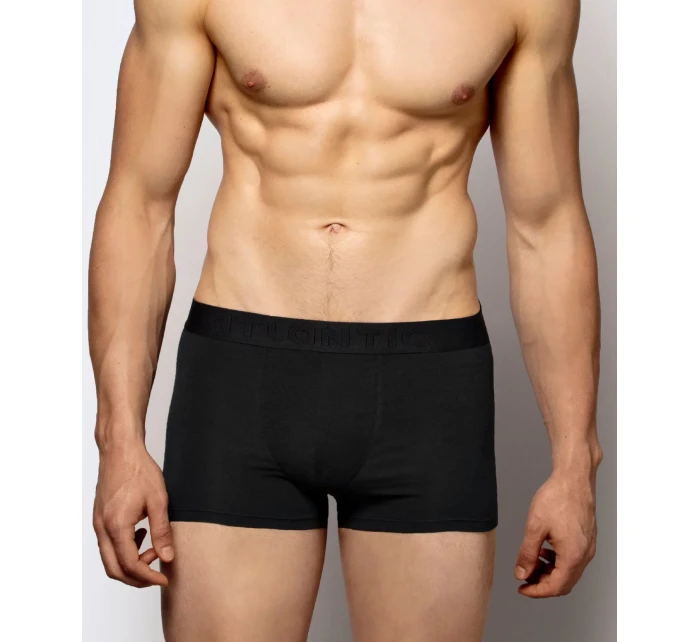 Pánské bambusové boxerky ATLANTIC - černé