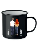 Personalizovaný retro plecháček s párem 