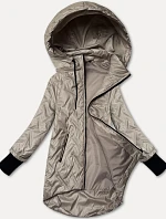 Dámská lehká bunda s odepínací kapucí S'West light beige (B8371-70)