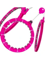 HULA HOP S MASÉREM, ZÁVAŽÍM A PULTEM FUCHSIOVÁ ENERO FIT