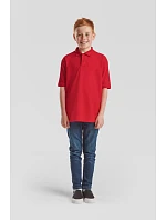 Fruit of the Loom Kids 65/35 Polo Dětské piqué polo 16.3417 deep navy Fruit of the Loom Kids 65/35 Polo Dětské piqué polo 16.3417 deep navy