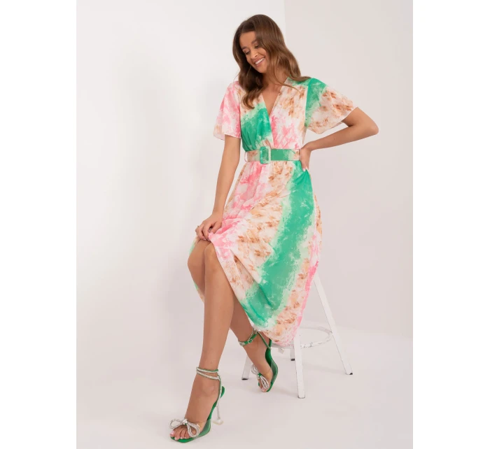 Sukienka DHJ SK  jasny różowy model 20095263 - FPrice