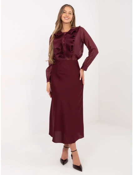 Koszula IT KS model 21786437 bordowy - FPrice