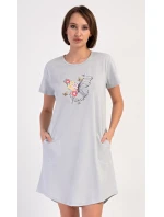 Dámské domácí šaty s krátkým rukávem Amelia