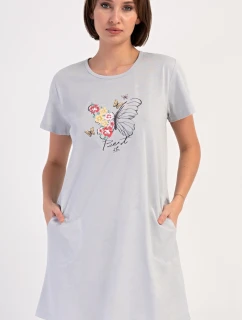 Dámské domácí šaty s krátkým rukávem Amelia