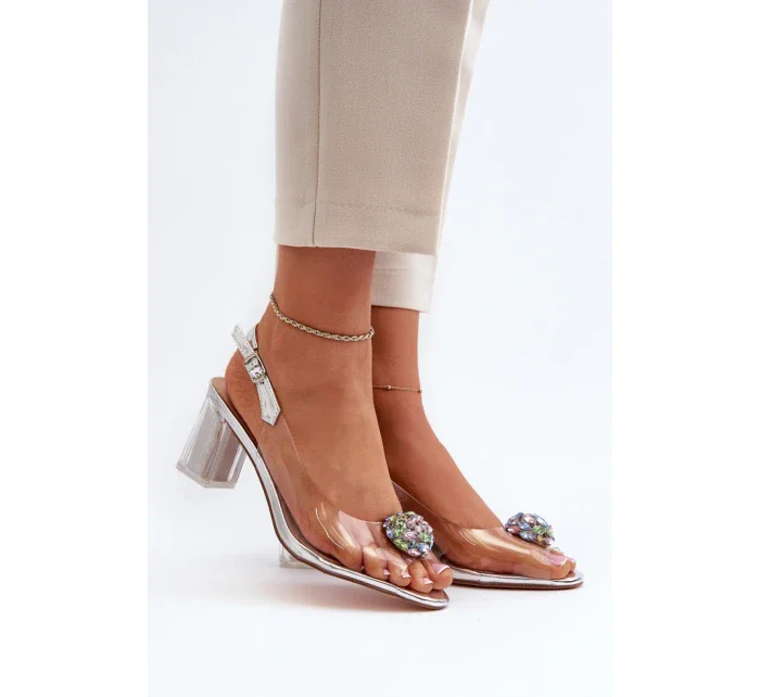 Sandály na podpatku  model 195424 Step in style