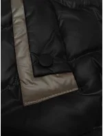 Černá krátká dámská vesta se stahovacími boky model 20867413 - S'WEST