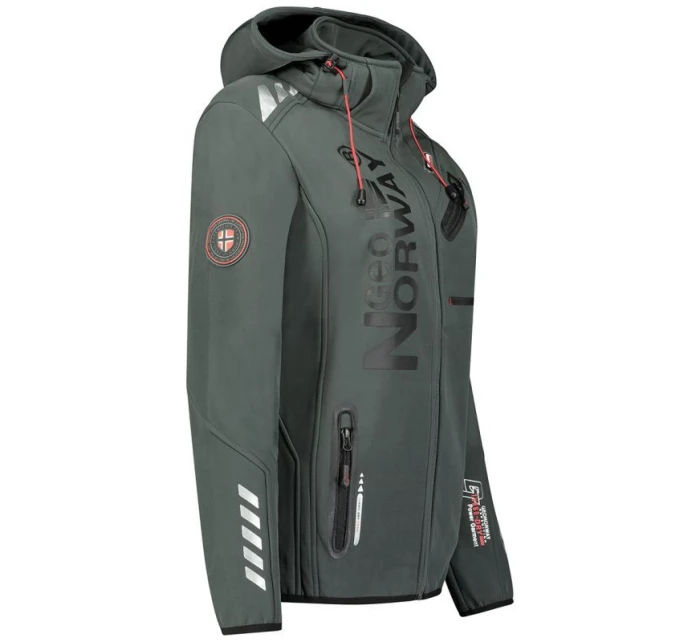 Softshellová bunda Geographical Norway (WU8088F/GN D.GREY/BLACK)