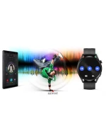 GIEWONT Vertex SmartCall GW450-1 Carbon/Carbon Silicone Smartwatch GIEWONT Vertex SmartCall GW450-1 Carbon/Carbon Silicone Smartwatch