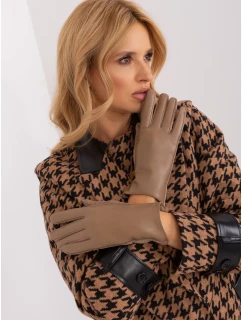 Rękawiczki AT RK model 19367814 ciemny bezowy - FPrice