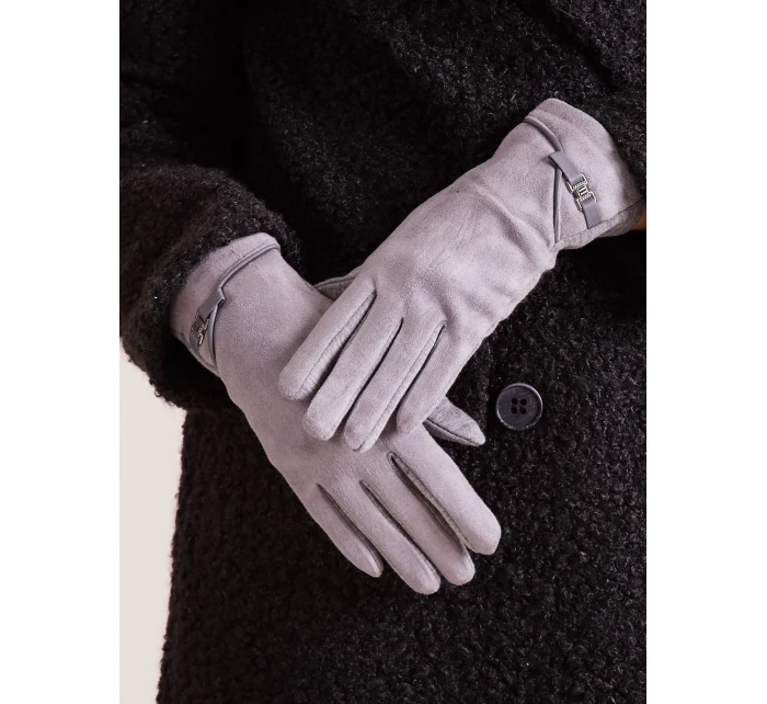 Rukavice AT RK model 16086571 šedá - FPrice Rukavice AT RK model 16086571 šedá - FPrice