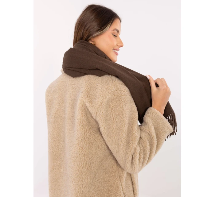 Szalik AT SZ model 21488804 ciemny brązowy - FPrice