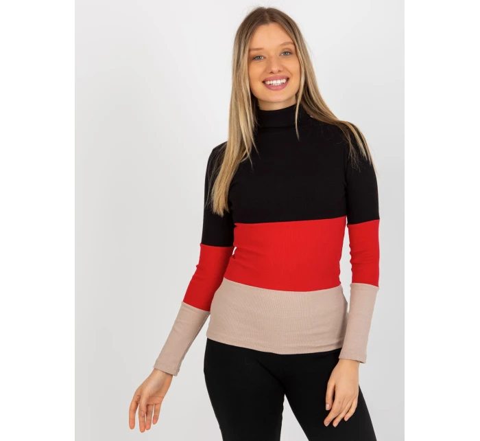 Halenka RV BZ 8465 1.86P černo-červená Halenka RV BZ 8465 1.86P černo-červená