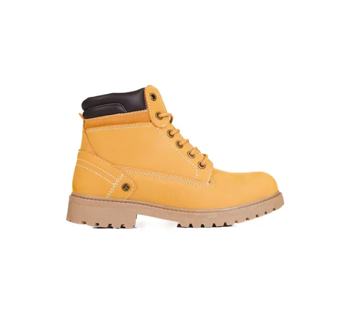 Luxusní dámské hnědé  kotníčkové boty na plochém podpatku