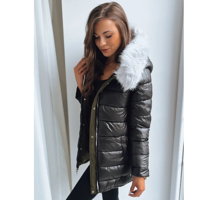 Dámská zimní bunda zelená Dstreet model 21969698 - FashionStreet