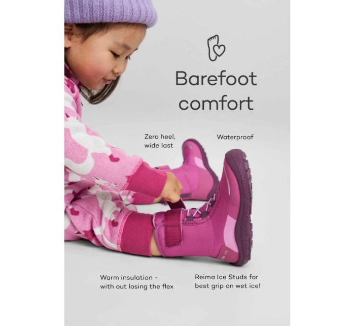 Reima ReimaTec barefoot dětské zimní boty Talvella Kids (5400150A-9990)