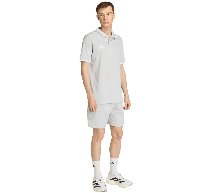 Pánské tričko adidas Entrada 26 Polo šedé JZ6662 pánské Pánské tričko adidas Entrada 26 Polo šedé JZ6662 pánské