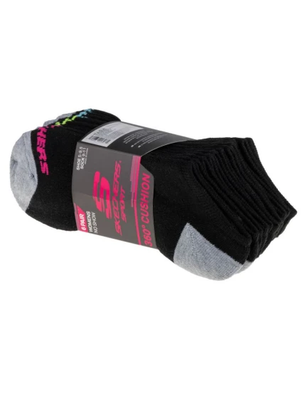 Skechers 6ks ponožek No Show S108264-BLK Skechers 6ks ponožek No Show S108264-BLK