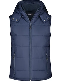 JN Dámská prošívaná vesta s kapucí 02. navy model 22494833 - Daiber