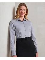 Premier PR 344 Popelínová elastická halenka s dl. rukávem 39.0344 black Premier PR 344 Popelínová elastická halenka s dl. rukávem 39.0344 black