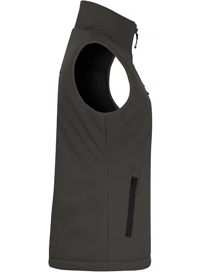 Padded Softshell Vest Women Dámská zateplená softshellová vesta model 22455045 dark grey - Clique Padded Softshell Vest Women Dámská zateplená softshellová vesta model 22455045 dark grey - Clique