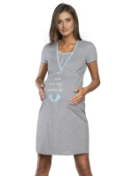 Italská móda Carlina cr. r. barva: melange/modrá