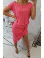 Asymetrické fuchsiové šaty Asymetrické fuchsiové šaty