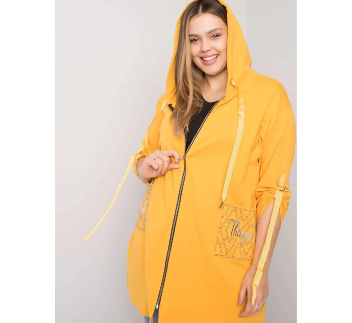 Mikina RV BL 6795.84 tmavě žlutá