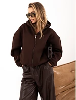 Bluza RV BL model 22400945 ciemny brązowy - FPrice Bluza RV BL model 22400945 ciemny brązowy - FPrice