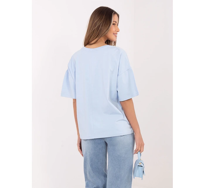 T shirt RV BZ model 22072974 jasny niebieski - FPrice T shirt RV BZ model 22072974 jasny niebieski - FPrice