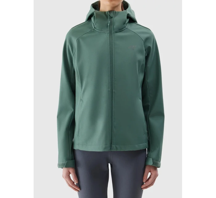 Dámská větruodolná bunda softshell membrána 5000 4F - zelená