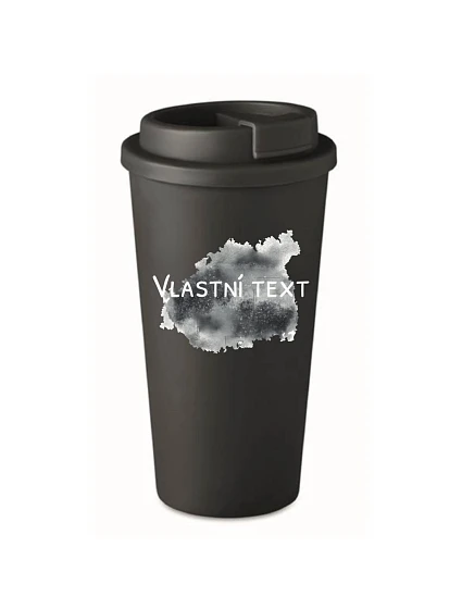 Personalizovaný cestovní termohrnek s barevnou skvrnou Personalizovaný cestovní termohrnek s barevnou skvrnou